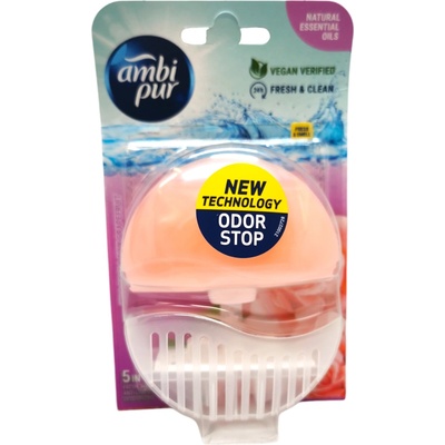 Ambi Pur ароматизатор за тоалетна чиния 55мл, Wild rose & Grapefruit