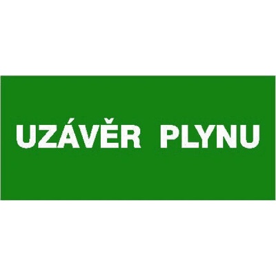 RAFO Samolepka Uzávěr plynu, 11x5 cm