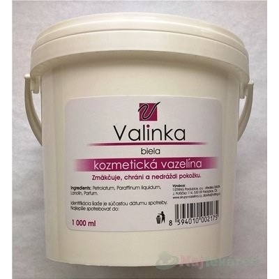 Valinka Vazelína bílá kosmetická 1000 ml