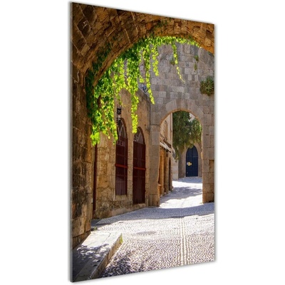 Vertikálny foto obraz fotografie na skle Pekné uličky 50x100 cm