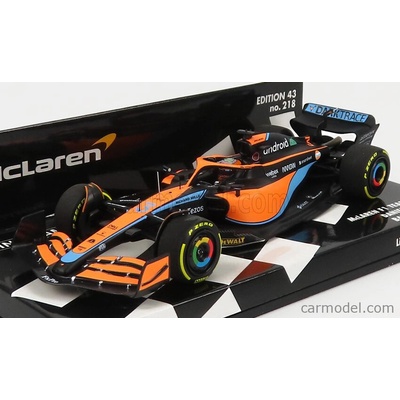 Minichamps Mclaren F1 Mcl36 Mercedes Team Mclaren N 3 Bahrain Gp 2022 Daniel Ricciardo Oranžová svetlo modrá 1:43