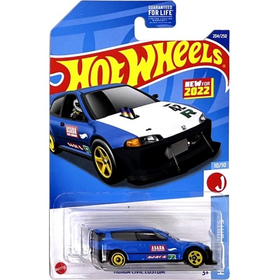 Hot Wheels Honda Civic Custom Blue E1