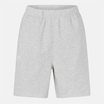 AAPE Поларени къси панталони AAPE Men's Relaxed Fit Fleece Jogger Shorts - Heather White