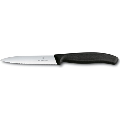 Victorinox nôž na zeleninu vlnkovaný 8 cm čierny 6.7633