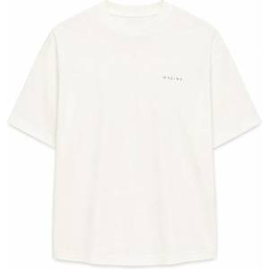 Mazine Мъжка тениска Mazine Back Print Theme T-Shirt - Offwhite / Coffee (216-4434-0211)