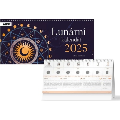 Lunární stolní 2025