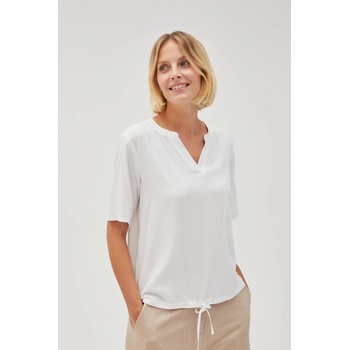 Moodo Бяла дамска блуза с връзване Moodo | Byal | ЖЕНИ | S