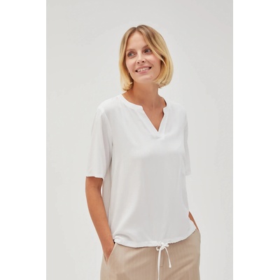 Moodo Бяла дамска блуза с връзване Moodo | Byal | ЖЕНИ | S