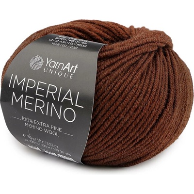 Pletací příze Imperial 100% Merino 50 g Varianta: 5 (3311) hnědá, Balení: 1 ks 62571/162934/290458