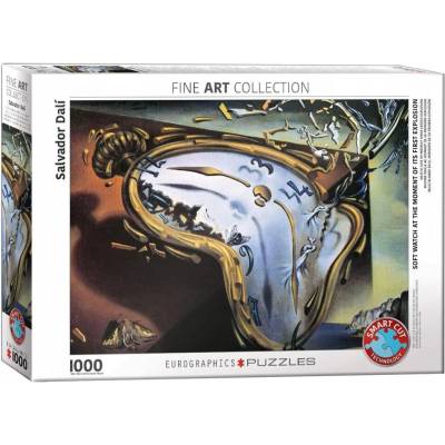 EuroGraphics Dalí Měkké hodiny v okamžiku prvního výbuchu 1000 dílků