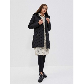 Moodo Черно дамско палто с качулка Moodo Moodo | Cheren | ЖЕНИ | XS