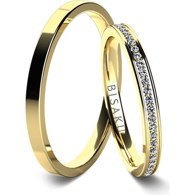 Bisaku snubní Kael I BIS B02621G Žluté zlato