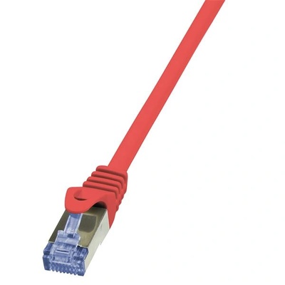 LogiLink Кабел S/FTP LOGILINK Cat6a, LSZH, Мед, 7.5 м, Червен, AWG26, Двойно екраниран CQ3084S (CQ3084S)