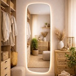 Baltica Design Baltica Design- LED огледало с подсветка STONE CALM LED/15W/230V 4500K 155x50 cm IP65 (DB0046)