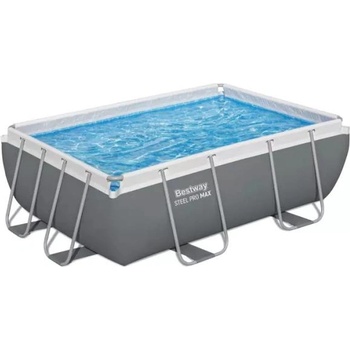 Bestway Градински басейн Bestway 56429 Power Steel 2.82m x 1.96m x , 84m Правоъгълен с картуш. филтър