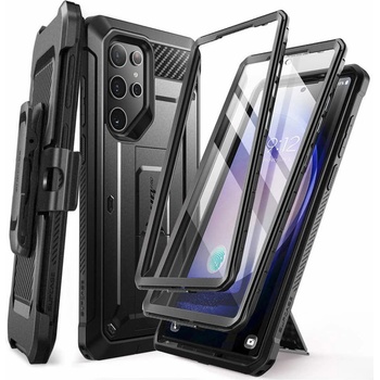 Image 1 of i-Blason SUPCASE Unicorn Beetle Pro Case with Screen Protector - удароустойчив хибриден кейс с вграден протектор за дисплея за Samsung Galaxy S24 Ultra (черен)