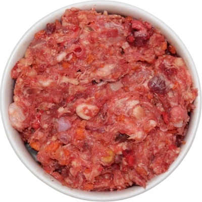 Masožravci BARF Masožravci menu vepř a králík 1 kg