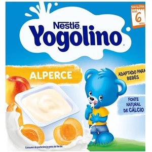 Nestle Млечен десерт Nestle Yogolino - Кайсия, 4 x 100 g (12605070) - ozone