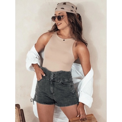 Dstreet Dámské šortky JEANLOVE SY0377 MODRÁ