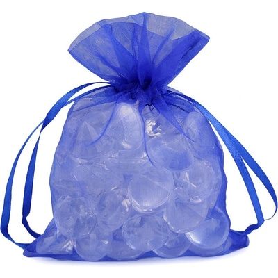 Prima-obchod Dárkový pytlík 9x11 cm organza, barva 40 modrá královská