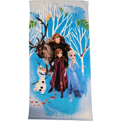 Jerry Fabrics Osuška Ľadové kráľovstvo Frozen 2 blue, 70 x 140 cm