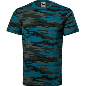 MALFINI Malfini camouflage 144 / Камуфлажна унисекс тениска - камуфлажен петрол xs (144c112)