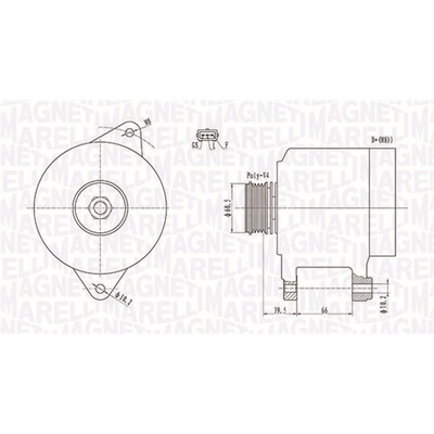 Alternátor MAGNETI MARELLI 063731522010