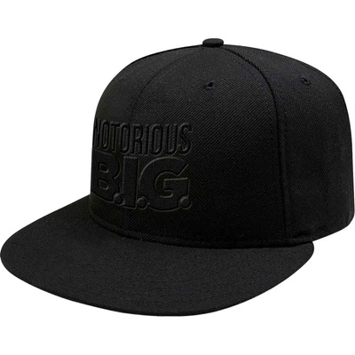 Notorious B. I. G Notorious B. I. G. Logo Шапка с козирка Black UNI (BIGSBCAP01B)