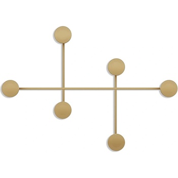 Kalune Design Метална стенна закачалка в златист цвят Dama-A - Kalune Design (494PYT1133)