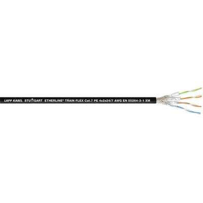 Lapp 2170909/1000 ethernetový síťový kabel ETHERLINE® TRAIN FLEX černá 1000 m