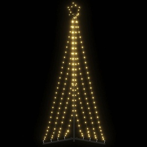 vidaXL LED коледна елха 339 светодиода топло бяло 187 см (4016428)