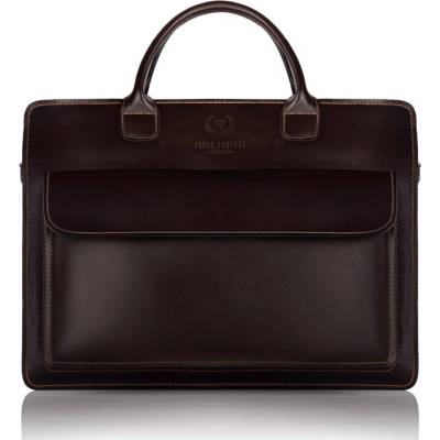 Paolo Peruzzi kožená Unisex taška N05 hnědá