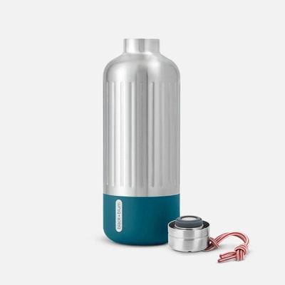 Black+Blum Explorer Insulated Bottle Large Silver Ocean 850 ml