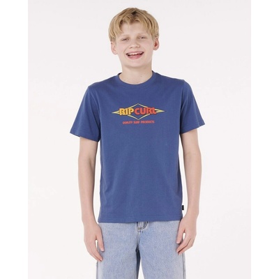 Rip Curl Surf Revival Logo Tee Boy Light Navy