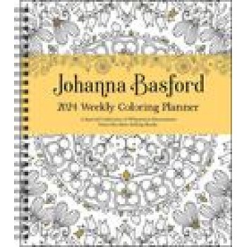 Johanna Basford 12-Month Coloring Weekly Planner 2024