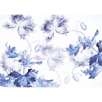 Komar Vliesová fototapeta Blue Silhouettes rozměry 350 x 250 cm