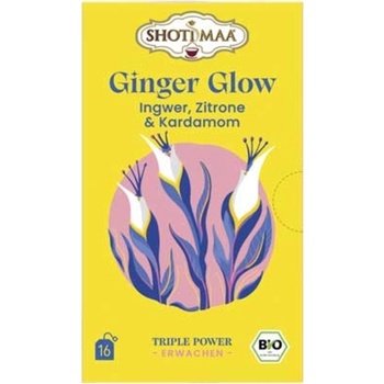 Shoti Maa Био чай Ginger Glow - джинджифил, лимон и кардамон - 16 пакетчета чай