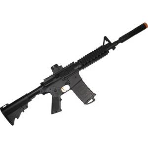 Sunny Blaster M4A1, щурмова пушка за водни гел топчета с аксесоари, черна (G960-6)