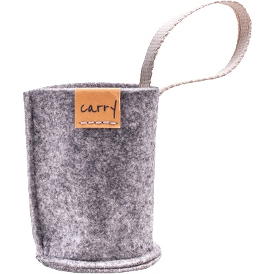 CARRY Калъф за бутилка - 0, 4 л - сиво