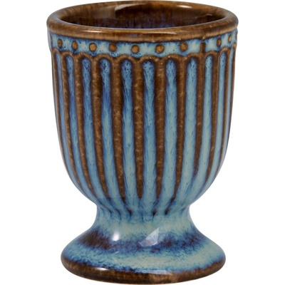GreenGate keramický kalíšek na vajíčko Alice Oyster Blue
