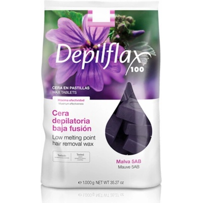 Adler Depilflax 100 flexibilní depilační vosk s nízkou teplotou tání Malva 5AB 1000 g