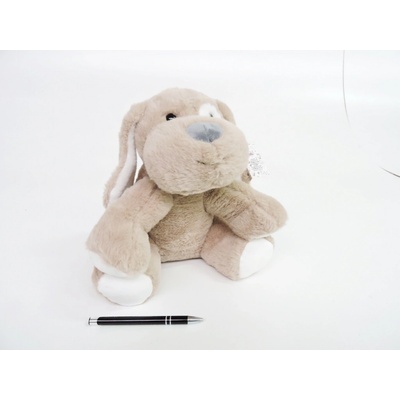 Pes/Psík sediaci svetlo hnedý 30 cm