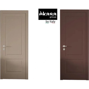 èkasa group Интериорна врата с каса EKASA KUADRA 80x210х12 см, Панти, Магнитна Брава, Дясна, Дърво, Два цвята Tortora/Cacao (KU-800/TORT/CACAO)