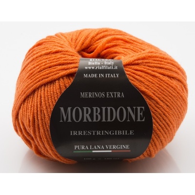 Merino vlna Rial Filati Morbidone oranžová
