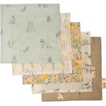 Cotton Hug Комплект детски кърпички Cotton Hug - Многоцветни, 30 х 30 cm, 5 броя (CH090) - ozone