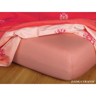 Dadka Jersey prostěradlo losos 35x75x2