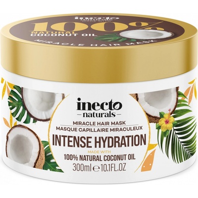 Inecto Naturals Coconut maska na vlasy s čistým kokosovým olejem 300 ml