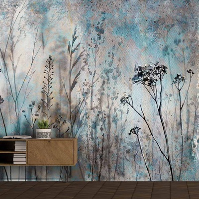 Decono Фототапет Сини Цветя