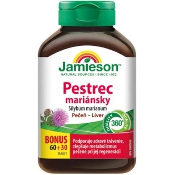 Jamieson Бял трън - Silybum marianum 90 таблетки