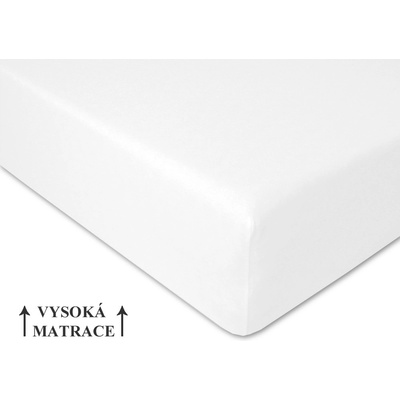 Brotex jersey prostěradlo Exclusive bílé 140x200